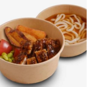 Kid's Plate Chicken Miso Katsu with Udon